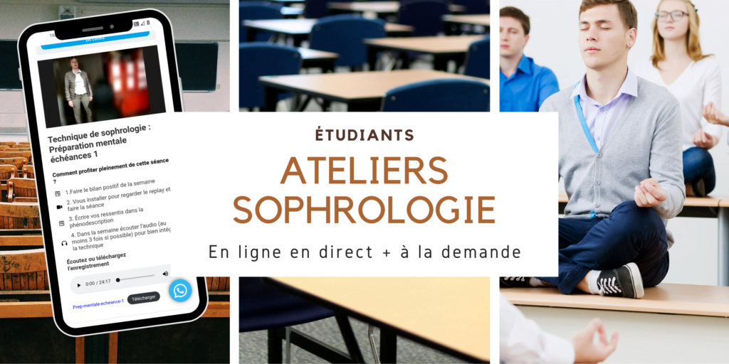 Ateliers sophrologie étudiants