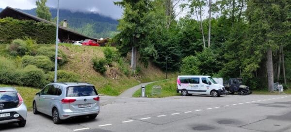 Départ du Parcours bien-être de Villars sur Ollon - Chemin des Chavasses