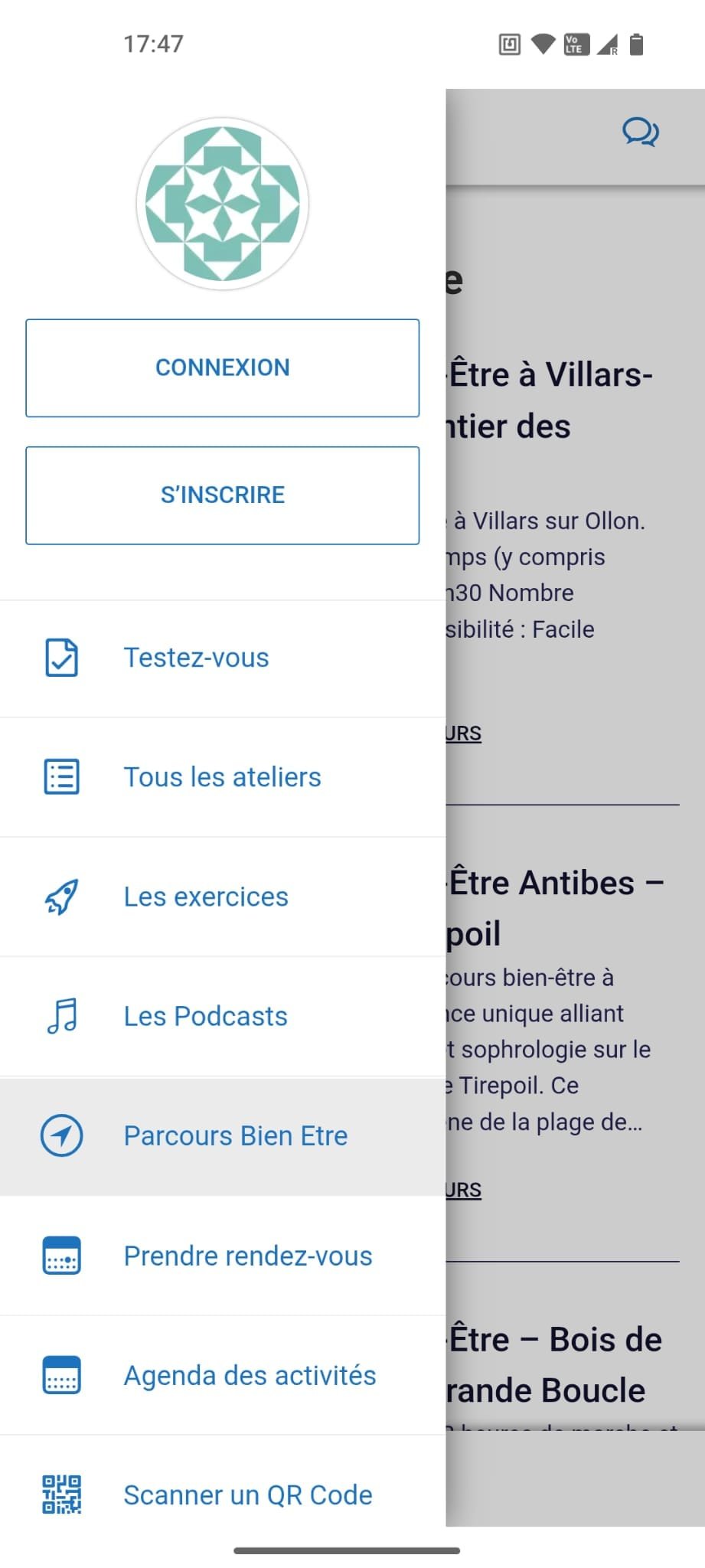 Parcours bien etre appli Application apprivoiser son stress parcours bien être