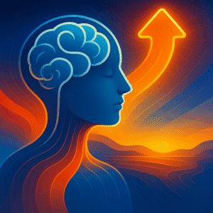 Tete cerveau fleche vers le haut la gentillesse est une force