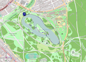 Parcours bien-etre Paris Lac Daumesnil itinéraire